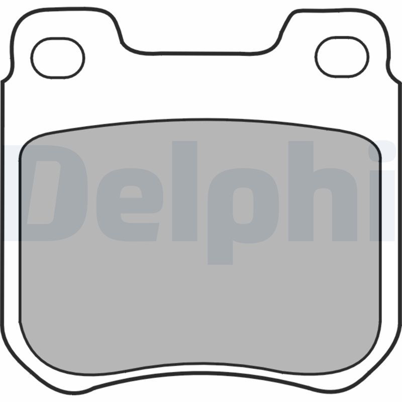DELPHI LP1441 Brake Pad Set, disc brake