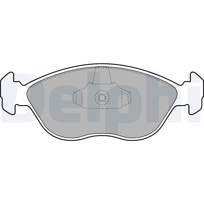 DELPHI LP1443 Brake Pad Set, disc brake