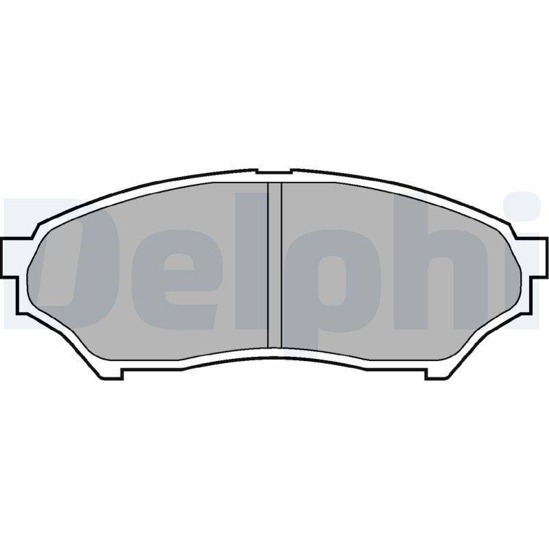 DELPHI LP1448 Brake Pad Set, disc brake