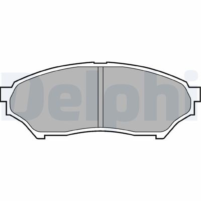 Brake Pad Set, disc brake DELPHI LP1448
