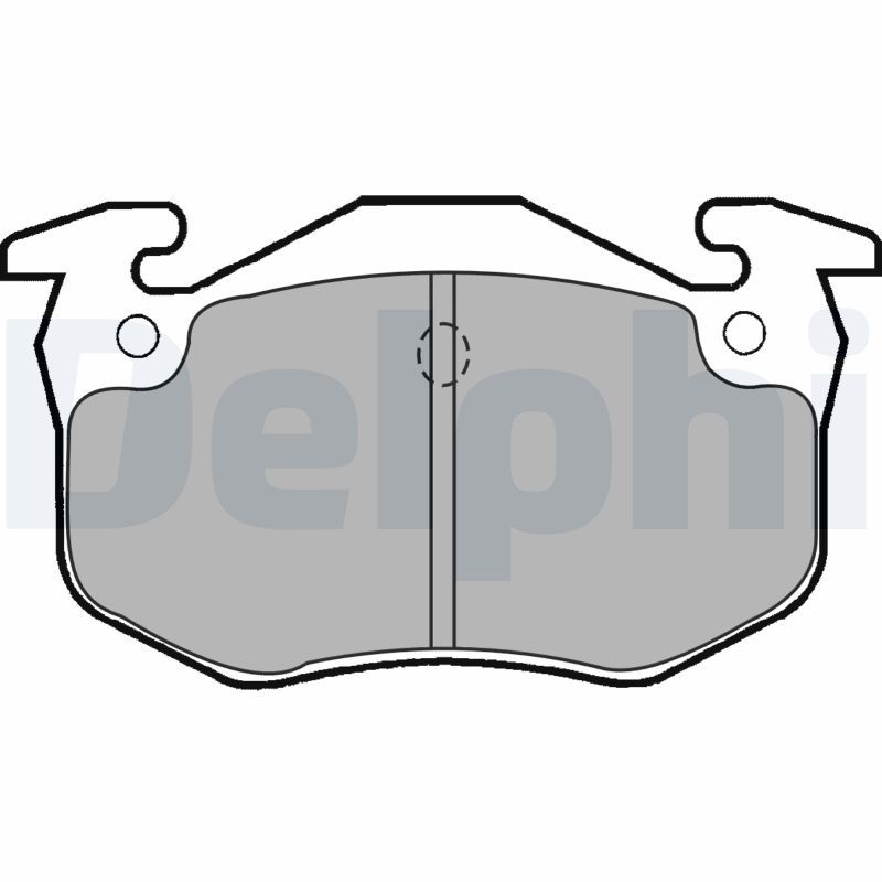 DELPHI LP1453 Brake Pad Set, disc brake