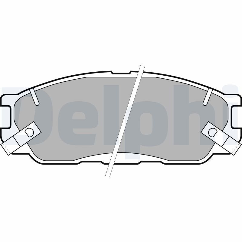 DELPHI LP1459 Brake Pad Set, disc brake