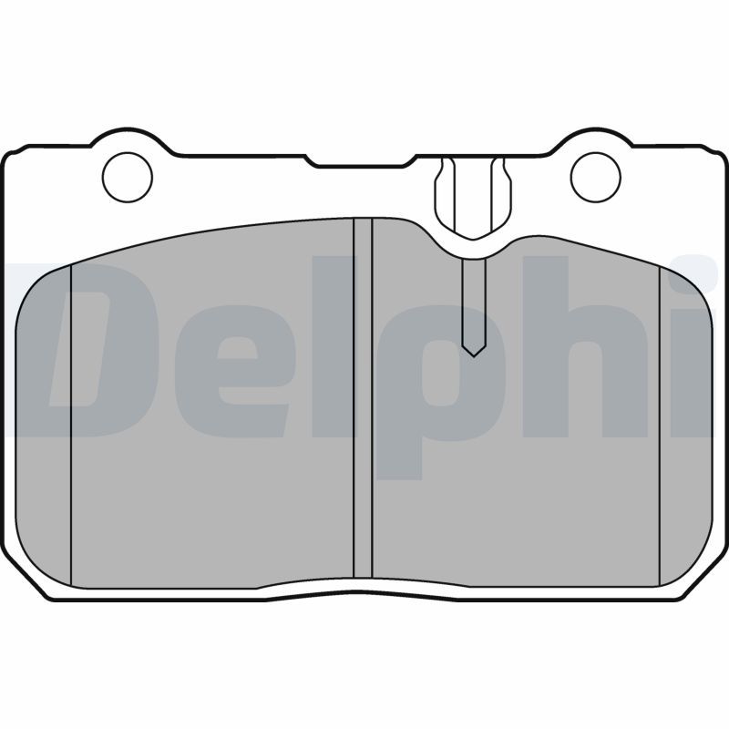 DELPHI LP1460 Brake Pad Set, disc brake