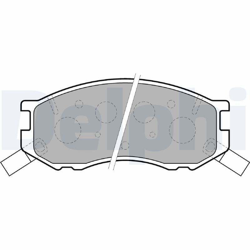 DELPHI LP1461 Brake Pad Set, disc brake