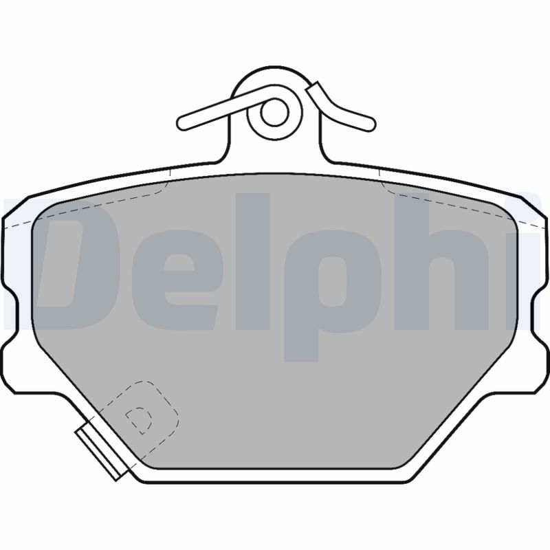 DELPHI LP1465 Brake Pad Set, disc brake
