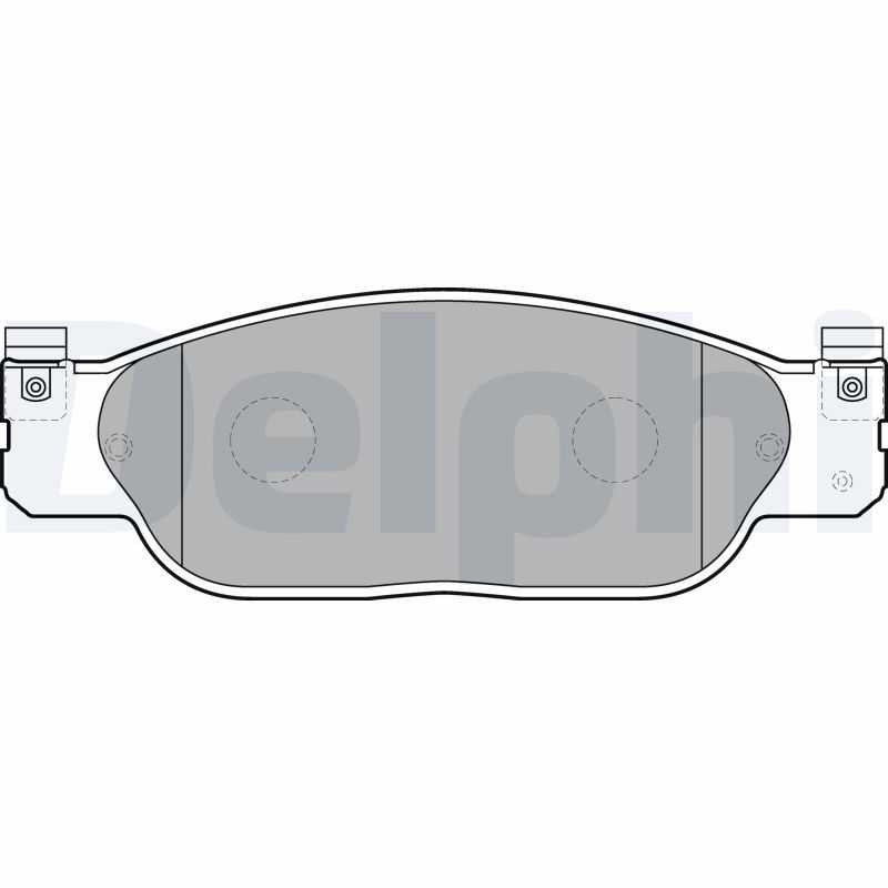 DELPHI LP1468 Brake Pad Set, disc brake
