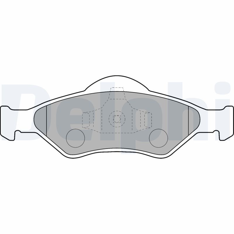 DELPHI LP1470 Brake Pad Set, disc brake