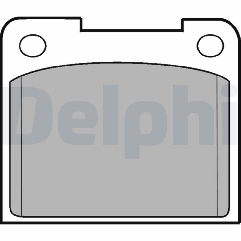 DELPHI LP15 Brake Pad Set, disc brake