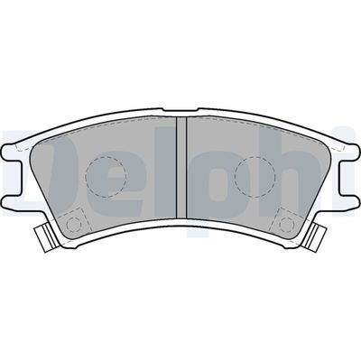 Brake Pad Set, disc brake DELPHI LP1502