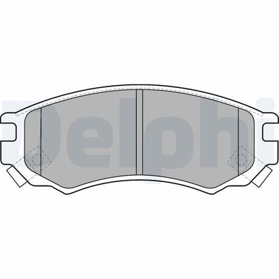 Brake Pad Set, disc brake DELPHI LP1506