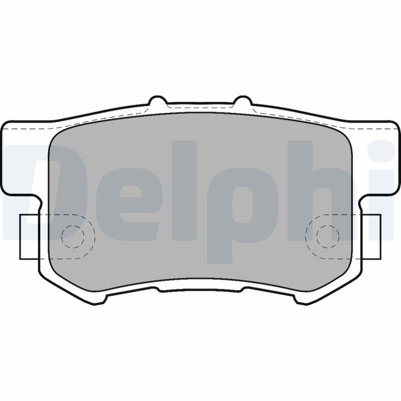 DELPHI LP1507 Brake Pad Set, disc brake