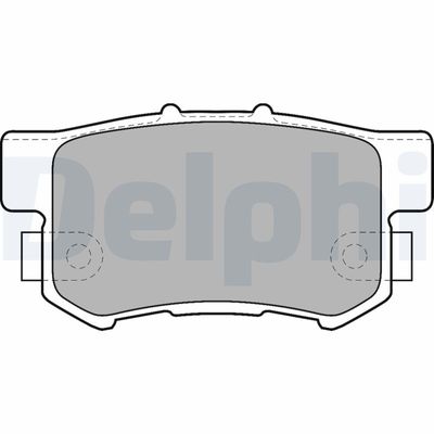 Brake Pad Set, disc brake DELPHI LP1507
