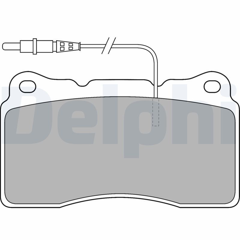 DELPHI LP1516 Brake Pad Set, disc brake