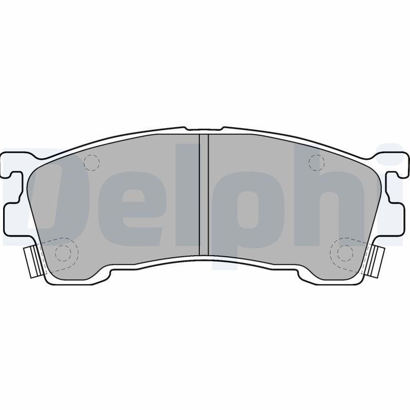 DELPHI LP1518 Brake Pad Set, disc brake