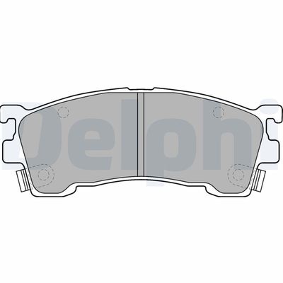 Brake Pad Set, disc brake DELPHI LP1518
