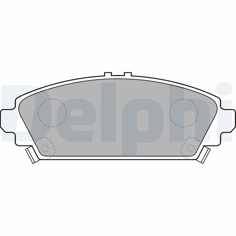 DELPHI LP1526 Brake Pad Set, disc brake