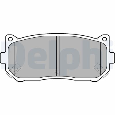 Brake Pad Set, disc brake DELPHI LP1528
