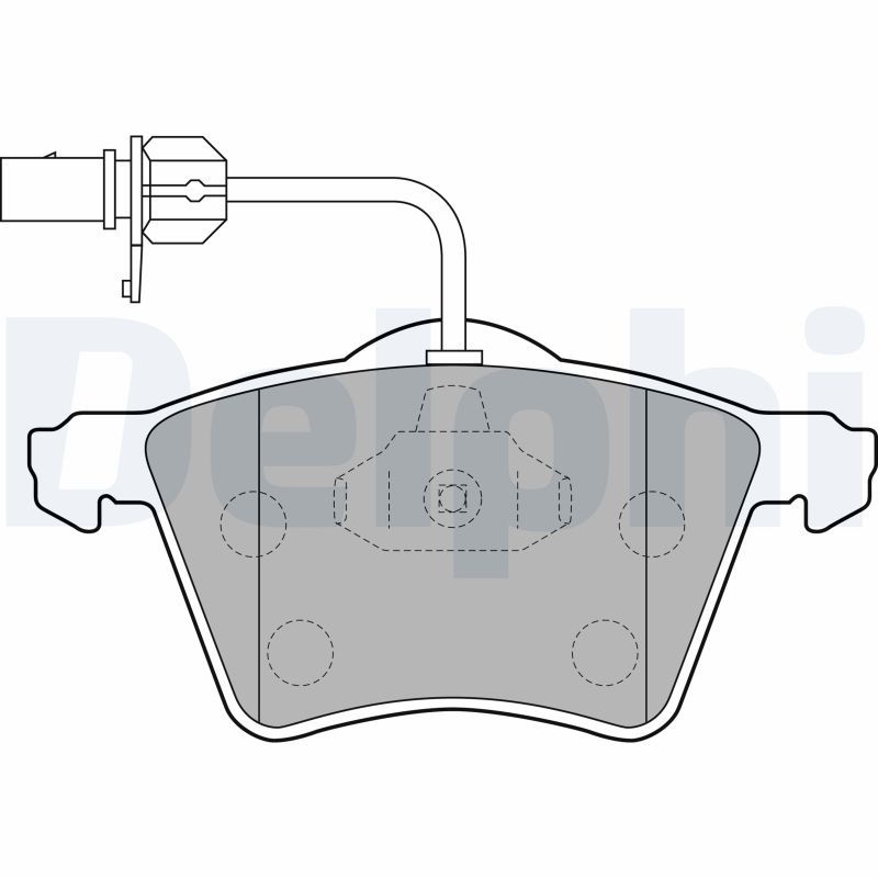 DELPHI LP1529 Brake Pad Set, disc brake