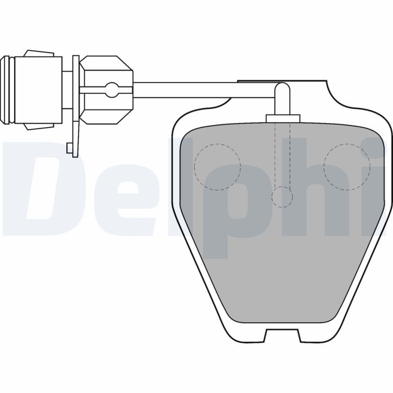 DELPHI LP1530 Brake Pad Set, disc brake