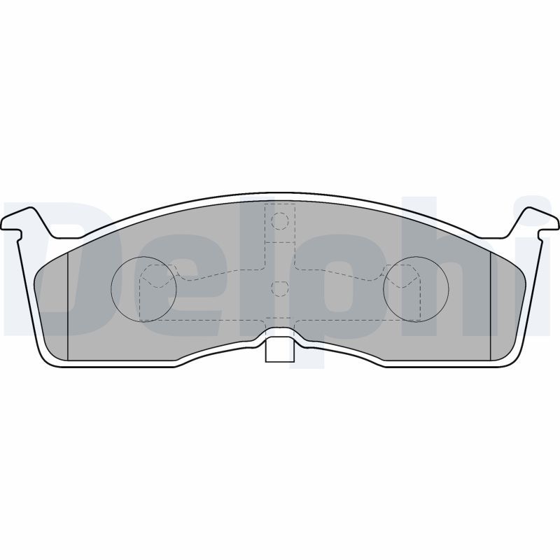 DELPHI LP1532 Brake Pad Set, disc brake