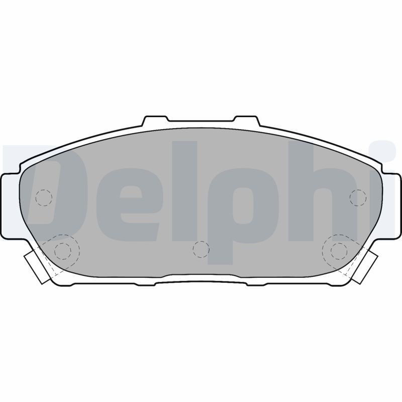 DELPHI LP1534 Brake Pad Set, disc brake