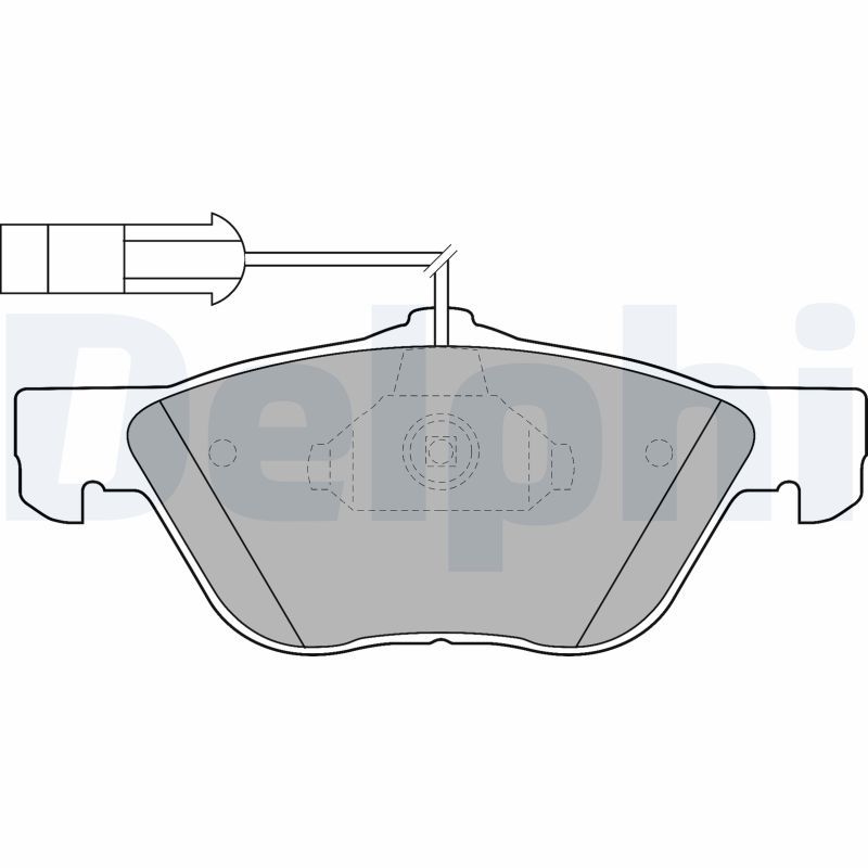 DELPHI LP1537 Brake Pad Set, disc brake