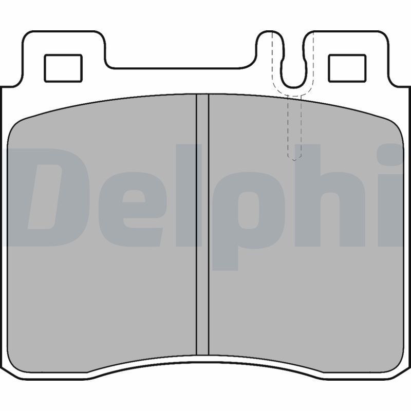 DELPHI LP1538 Brake Pad Set, disc brake