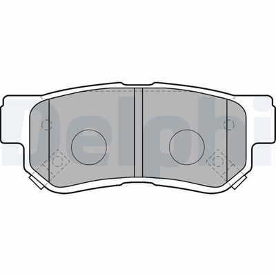 Brake Pad Set, disc brake DELPHI LP1539
