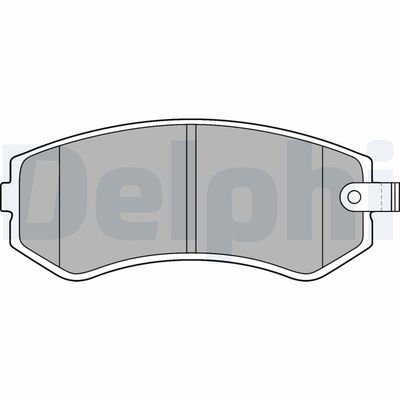 Brake Pad Set, disc brake DELPHI LP1544