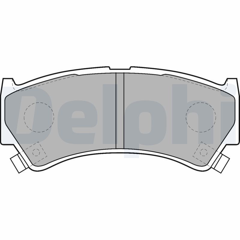 DELPHI LP1548 Brake Pad Set, disc brake