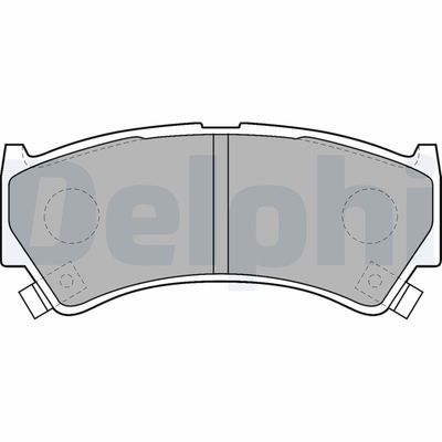 Brake Pad Set, disc brake DELPHI LP1548