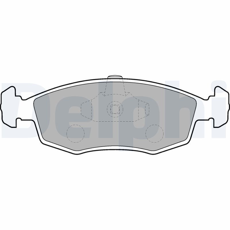 DELPHI LP1549 Brake Pad Set, disc brake