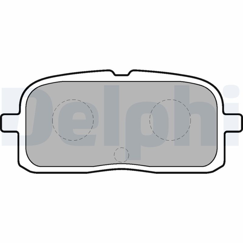 DELPHI LP1550 Brake Pad Set, disc brake