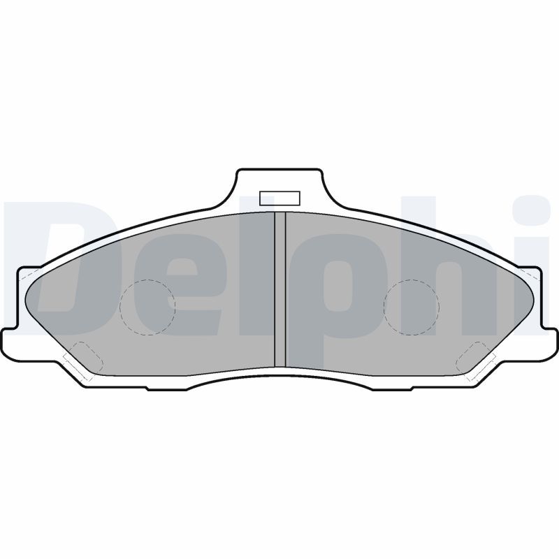 DELPHI LP1555 Brake Pad Set, disc brake