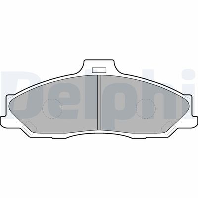 Brake Pad Set, disc brake DELPHI LP1555