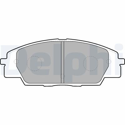 Brake Pad Set, disc brake DELPHI LP1559