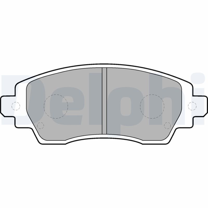 DELPHI LP1560 Brake Pad Set, disc brake