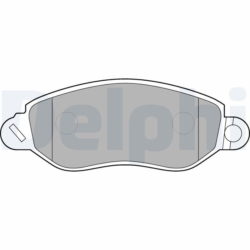 DELPHI LP1583 Brake Pad Set, disc brake