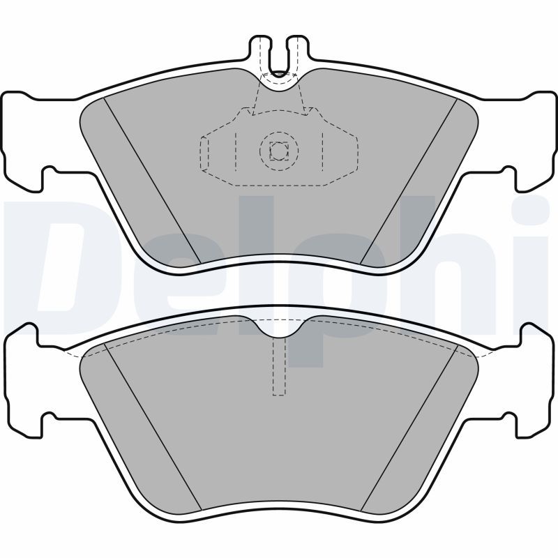 DELPHI LP1588 Brake Pad Set, disc brake