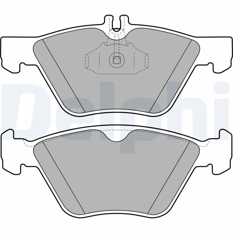 DELPHI LP1589 Brake Pad Set, disc brake