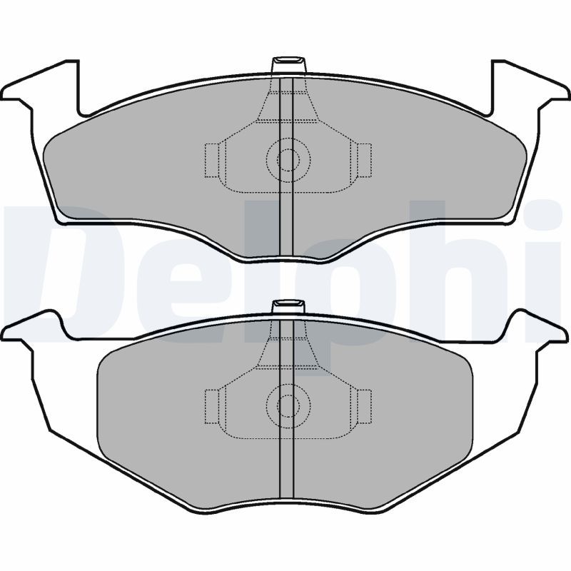 DELPHI LP1591 Brake Pad Set, disc brake