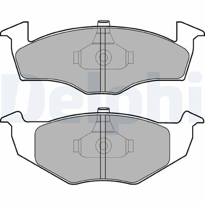 Brake Pad Set, disc brake DELPHI LP1591