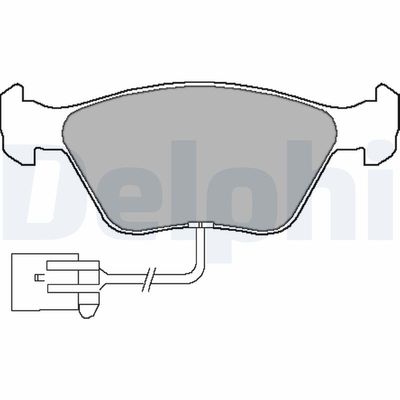 Brake Pad Set, disc brake DELPHI LP1598