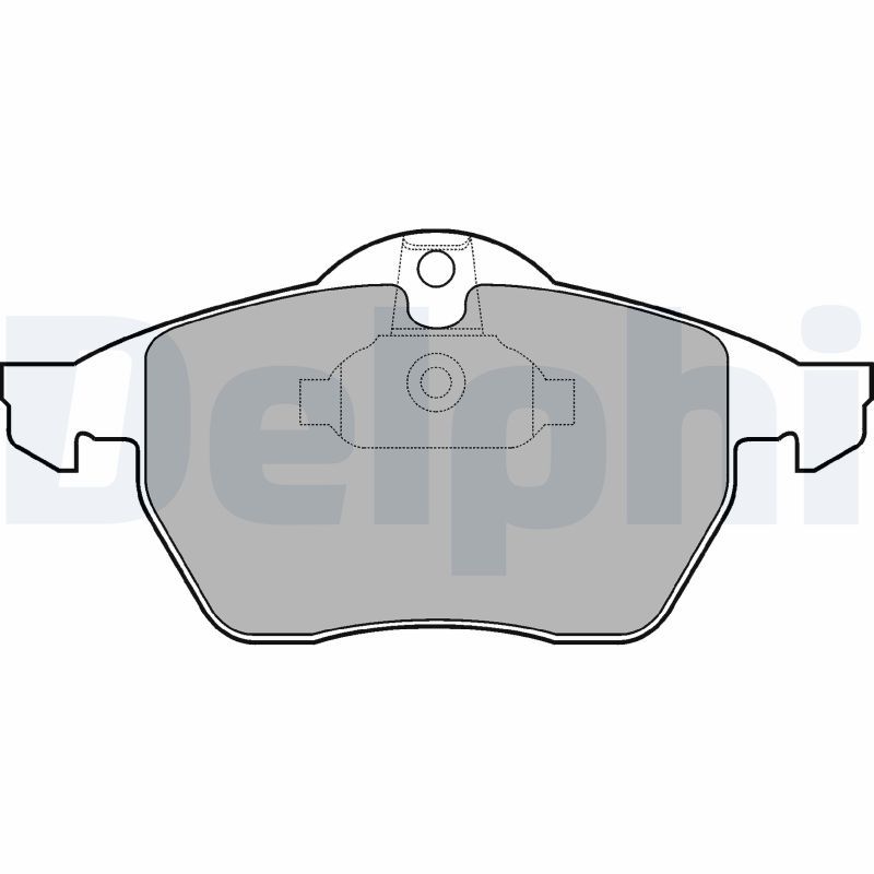 DELPHI LP1600 Brake Pad Set, disc brake