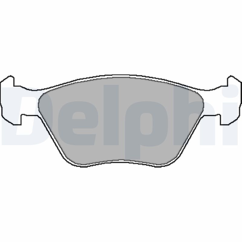 DELPHI LP1602 Brake Pad Set, disc brake