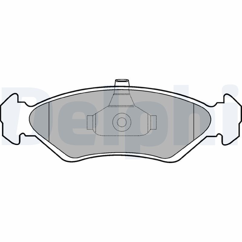 DELPHI LP1603 Brake Pad Set, disc brake