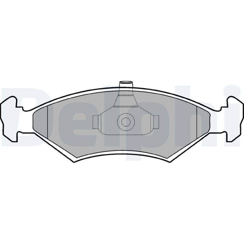 DELPHI LP1604 Brake Pad Set, disc brake