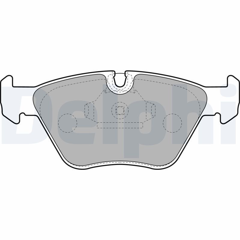 DELPHI LP1608 Brake Pad Set, disc brake
