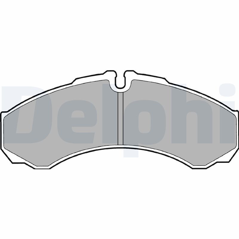 DELPHI LP1616 Brake Pad Set, disc brake