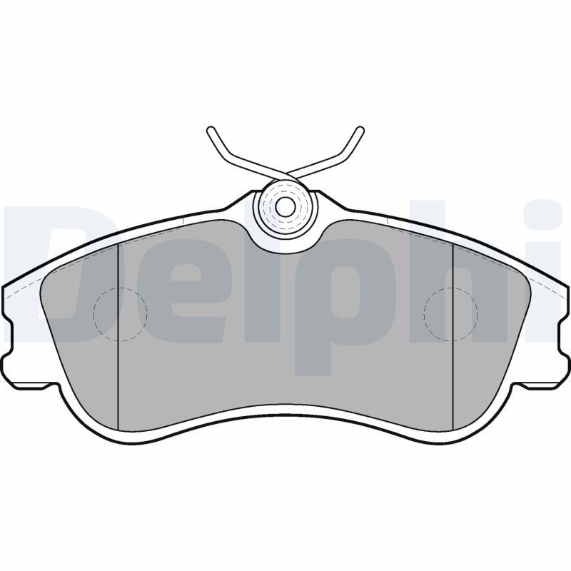 DELPHI LP1624 Brake Pad Set, disc brake